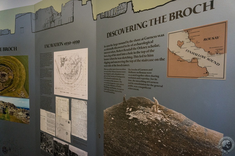 Informational displays at the Broch of Gurness