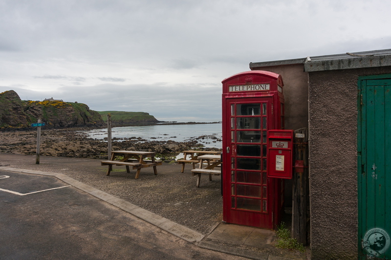 The famous phone booth in Pennan from Local Hero