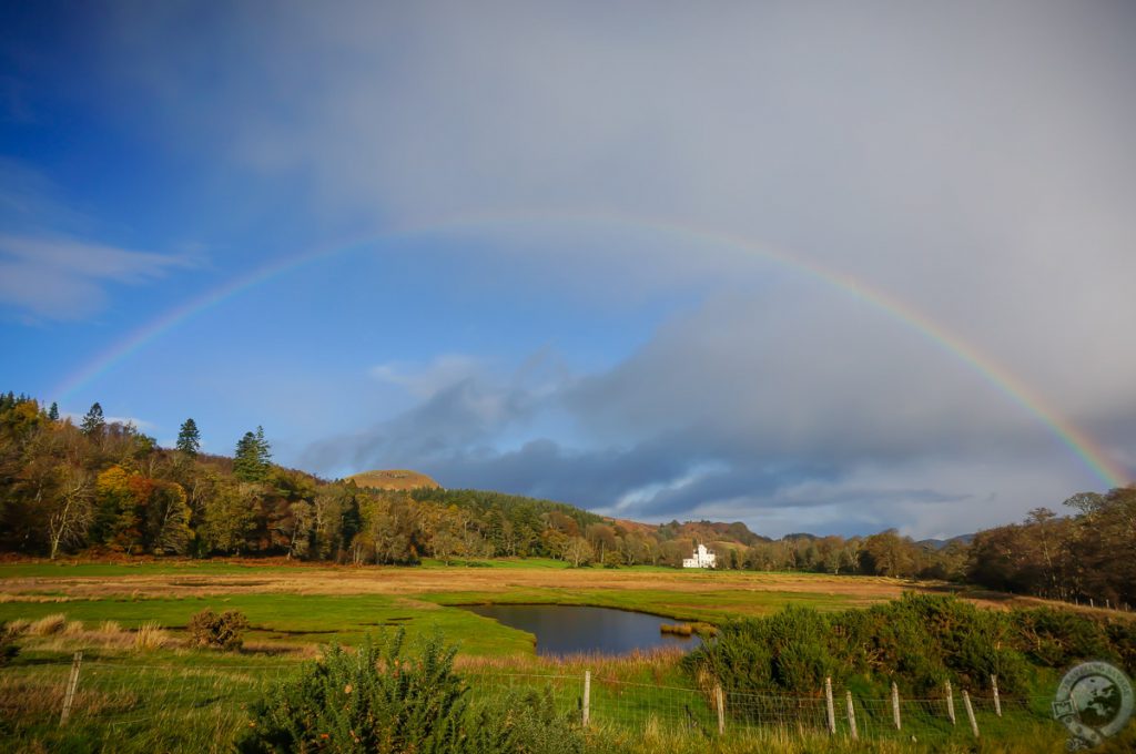 Rainbow near Old Castle Lachlan, Arygll's Secret Coast, Scotland