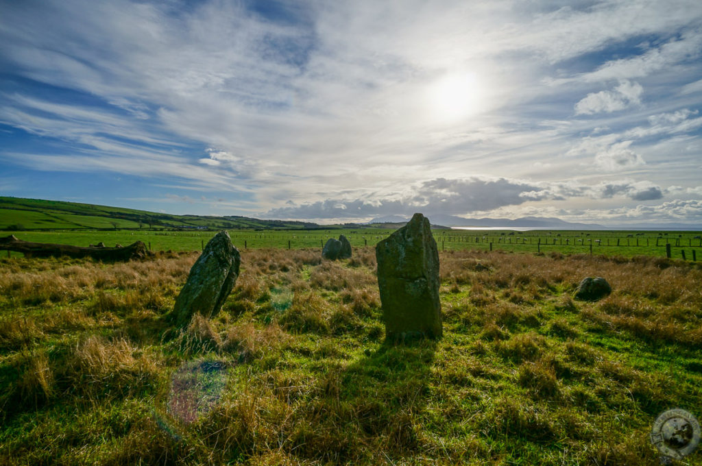 Standing Stones near Etterick Bay, Isle of Bute, Scotland